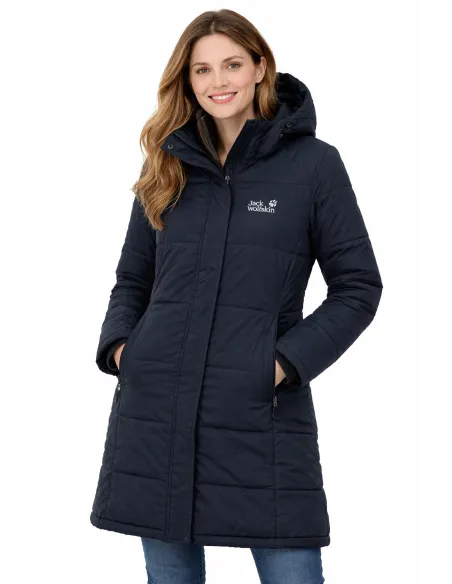 Kurtka Zimowa Damska Jack Wolfskin Microguard Stormlock Płaszcz Parka r. M