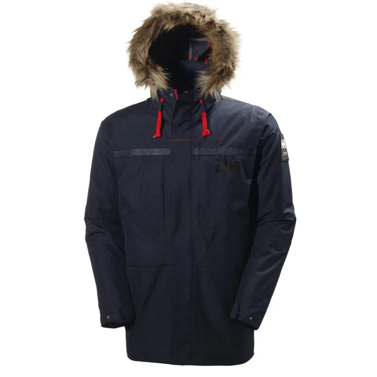 Kurtka Męska Zimowa Helly Hansen Coastal 2 Parka Granatowa Membrana r. XL