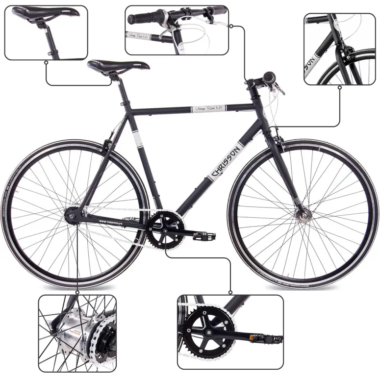 Rower Miejski Męski 28 Stalowy Uniwersalny Nexus 7 U-Brake Retro Vintage