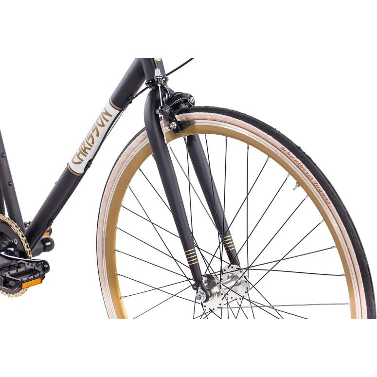 Rower Szosowy Miejski 28" Stalowy Uniwersalny Nexus 3 Dual Pivot Vintage