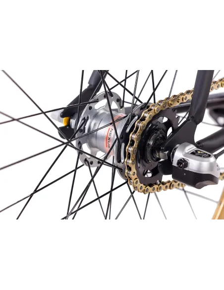 Rower Szosowy Miejski 28" Stalowy Uniwersalny Nexus 3 Dual Pivot Vintage