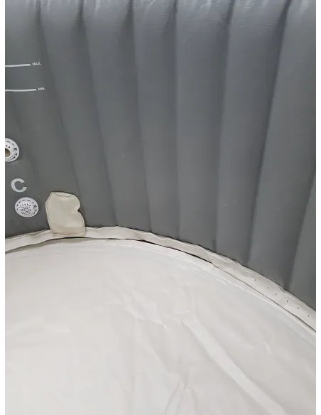 Basen Dmuchany Z Hydromasażem Intex Greywood Zestaw 140 Dysz 4 Osoby 196 cm