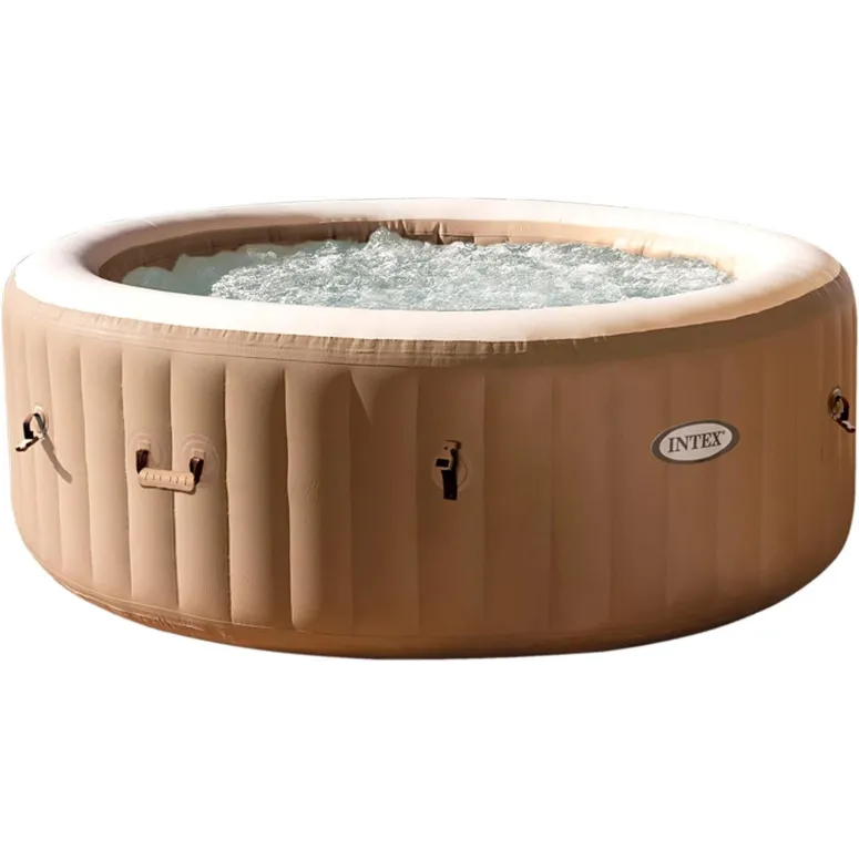 Basen Dmuchany Z Hydromasażem Intex Pure Spa Zestaw 6 Osób 140 Dysz 216 cm