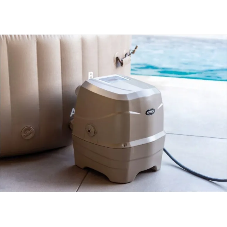 Basen Dmuchany Z Hydromasażem Intex Pure Spa Zestaw 6 Osób 140 Dysz 216 cm