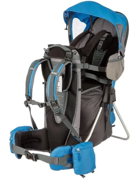 Nosidełko Turystyczne Dziecięce Salewa Koala II Unisex CzarnoNiebieskie 15L