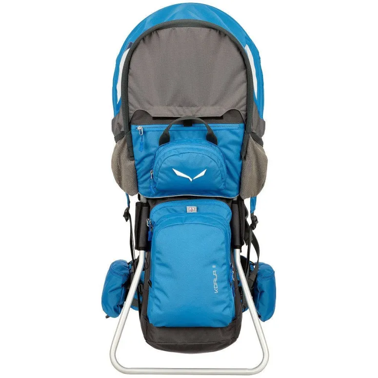 Nosidełko Turystyczne Dziecięce Salewa Koala II Unisex CzarnoNiebieskie 15L