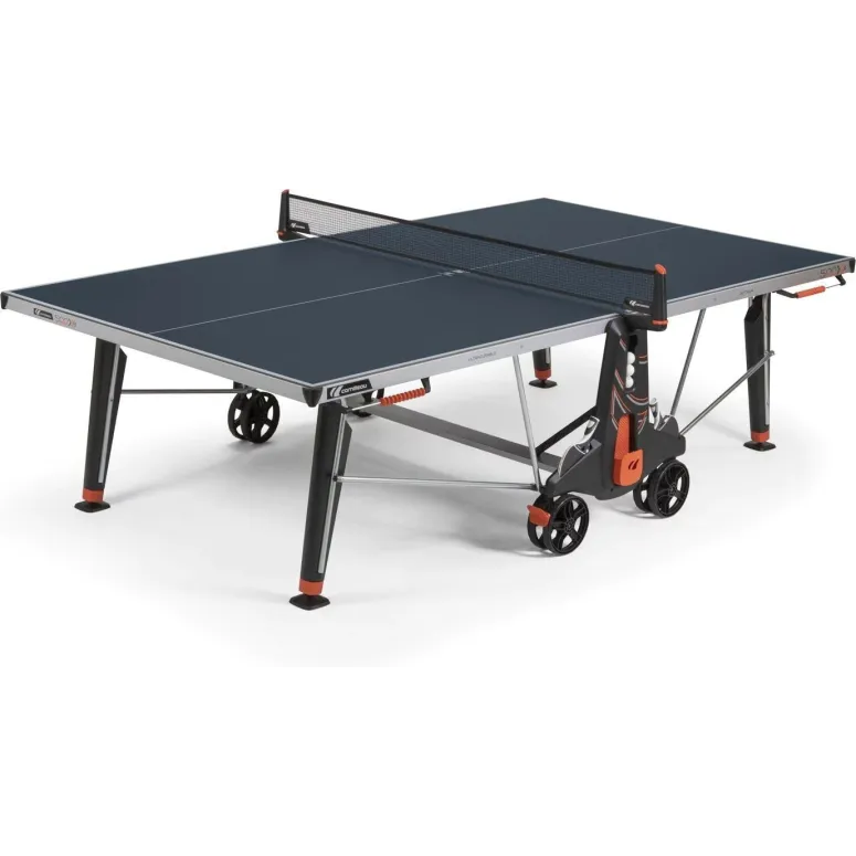 Stół Do Tenisa Stołowego Cornilleau 500X Outdoor Niebieski Składany Mattop