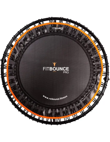 Trampolina Fitness FIT BOUNCE PRO XL Bungee Składana Sprężynowa 78cm 150 kg