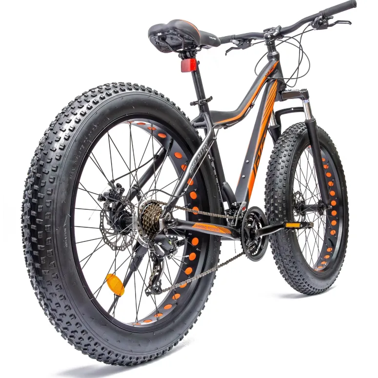 Rower Fatbike Terenowy Shimano Szerokie Opony 26 4,0 Amortyzacja Aluminium