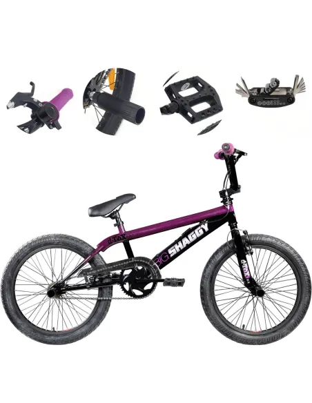 Rower BMX 20" Stal Rotor 360° Młodzieżowy Wyczynowy V-brake Alhonga Pegi x4