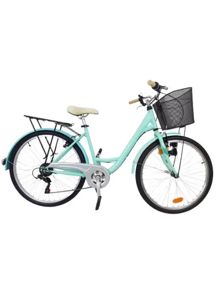 Miejski Rower Damski 26 Koszyk Oświetlenie Damka