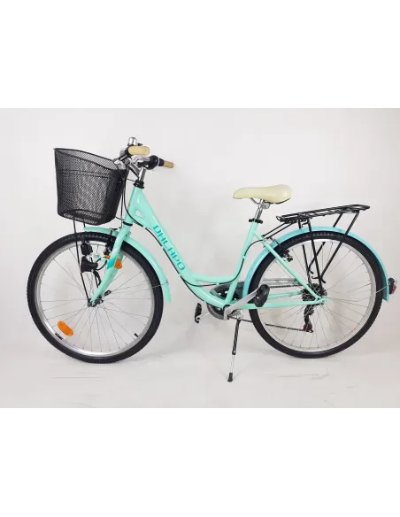 Miejski Rower Damski 26 Koszyk Oświetlenie Damka