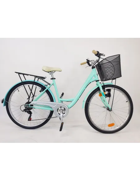 Miejski Rower Damski 26 Koszyk Oświetlenie Damka