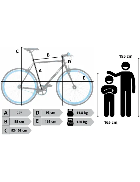 Rower Męski Ostre Koło 28" Dual Pivot Singlespeed Lekki Vintage Flip Flop