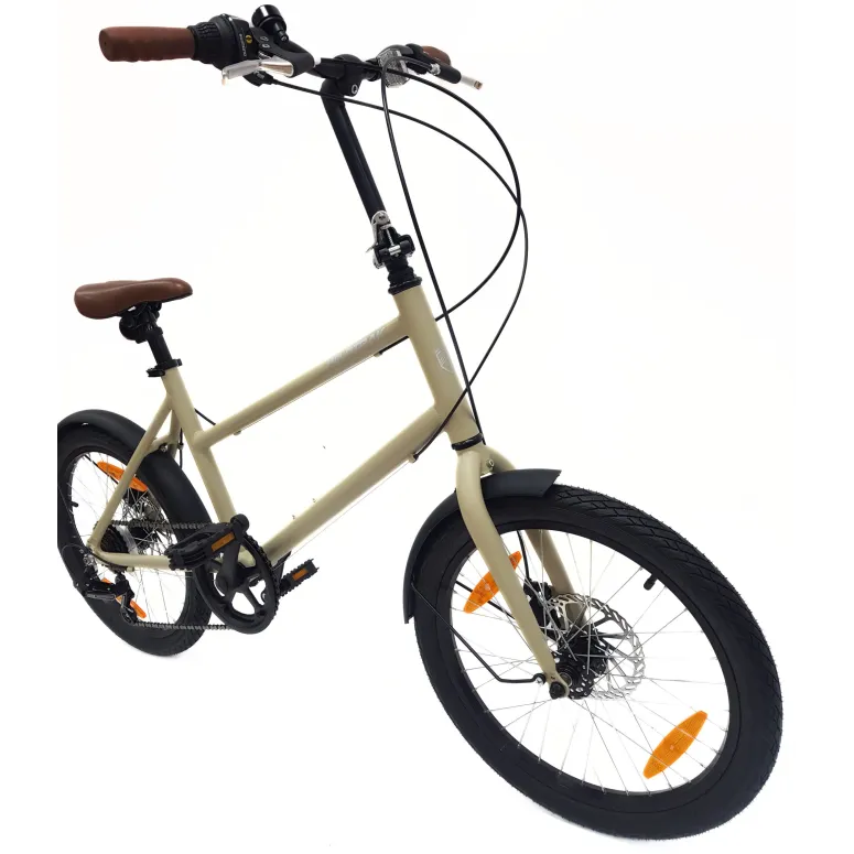 Rower Miejski 20" Uniseks Tarcze Microshift Dzwonek Błotniki Lekki 6-biegów