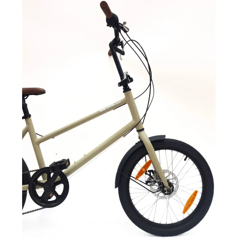 Rower Miejski 20" Uniseks Tarcze Microshift Dzwonek Błotniki Lekki 6-biegów