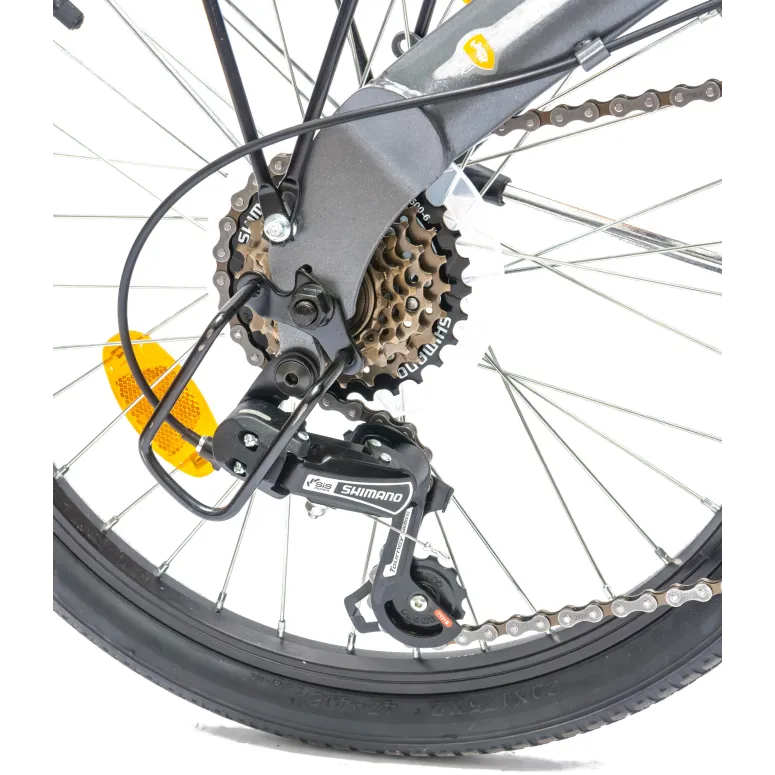 Rower Składany 20 Składak Męski Damski Miejski Bagażnik Oświetlenie Dzwonek