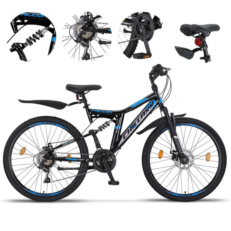 Rower Górski Damski Męski 26 MTB Shimano Tarcze Amory Dzwonek Błotniki