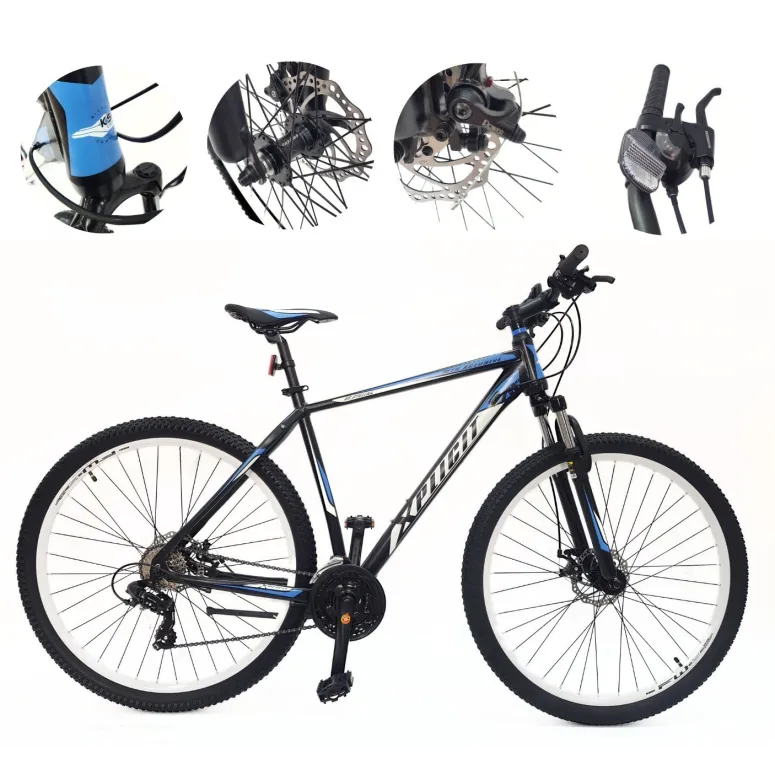 Rower Górski Damski Męski Koło 29" MTB Alu Tarcze Shimano Dzwonek Góral