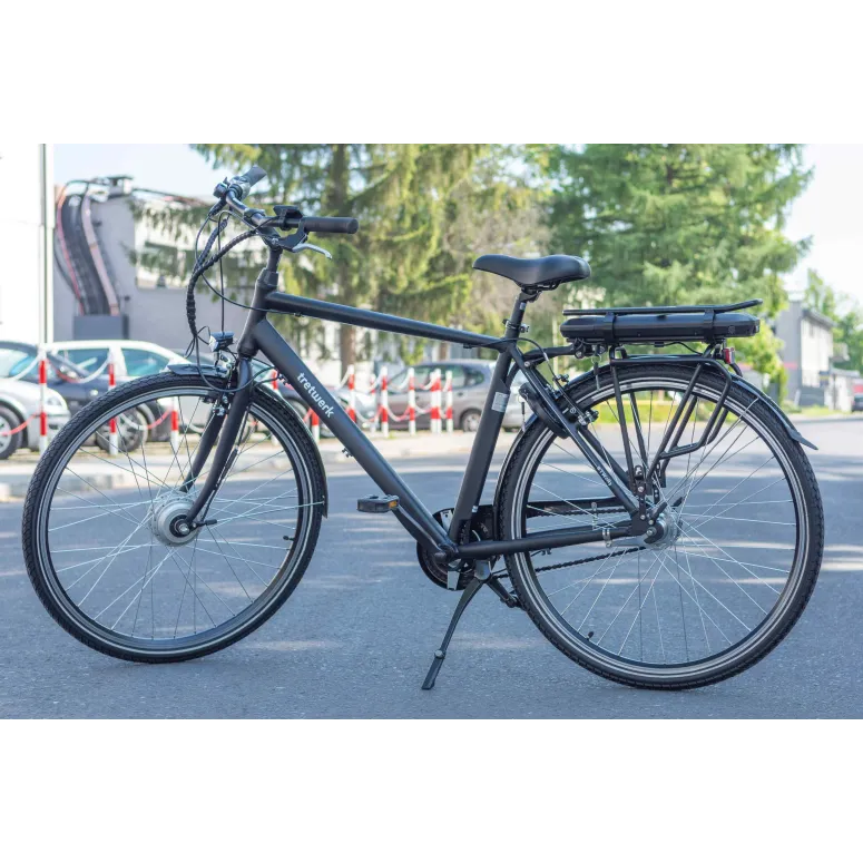 Rower Elektryczny Męski Trekkingowy 28" ALU 250 W Shimano NEXUS 7 Światła