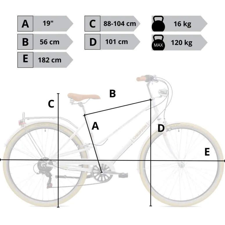 Rower Damski Miejski Koła 28" SHIMANO Błotniki Bagażnik Oświetlenie Stopka