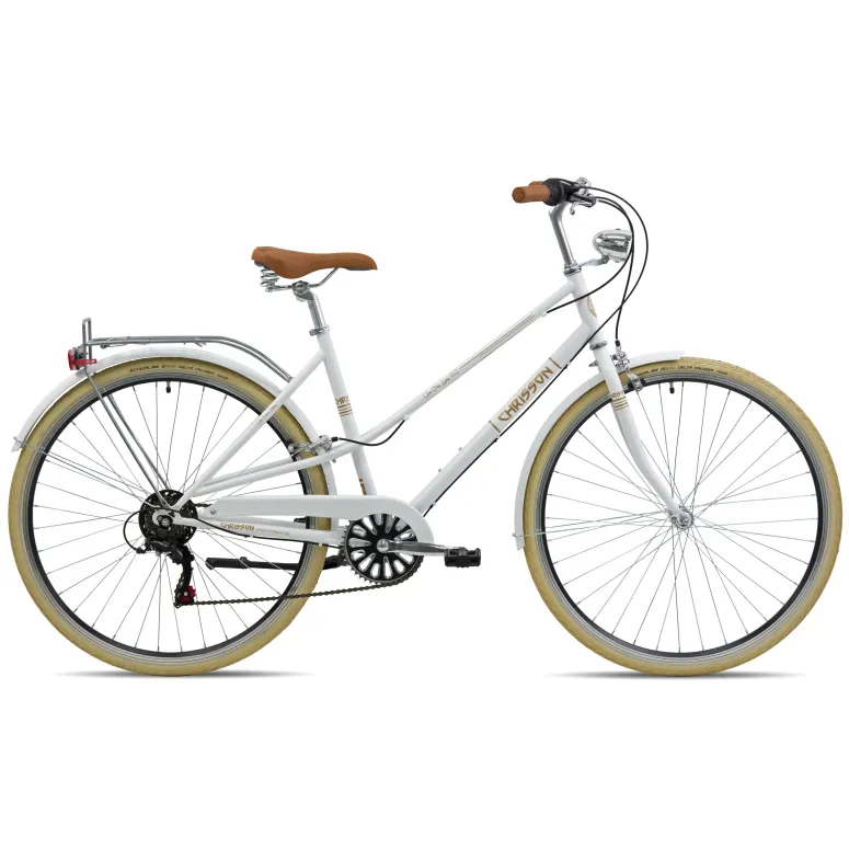 Rower Damski Miejski Koła 28" SHIMANO Błotniki Bagażnik Oświetlenie Stopka