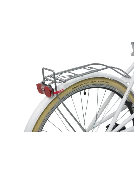 Rower Damski Miejski Koła 28" SHIMANO Błotniki Bagażnik Oświetlenie Stopka