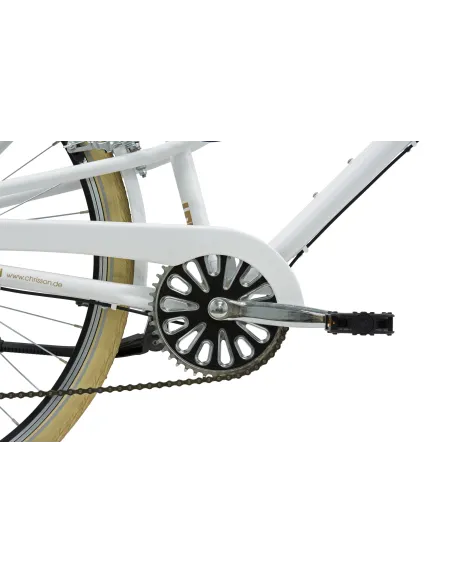 Rower Damski Miejski Koła 28" SHIMANO Błotniki Bagażnik Oświetlenie Stopka