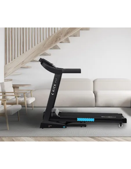 Bieżnia Elektryczna Domowa Składana Bluefin Kick Fit 17,5 km/h Do 120 kg