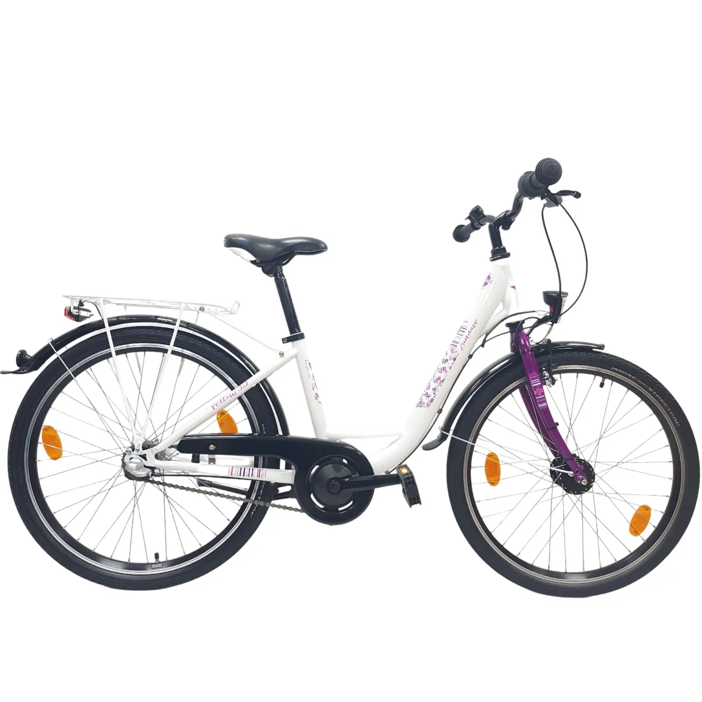 Dziewczęcy Rower Miejski 24 Nexus 3 Dynamo ALU - 1