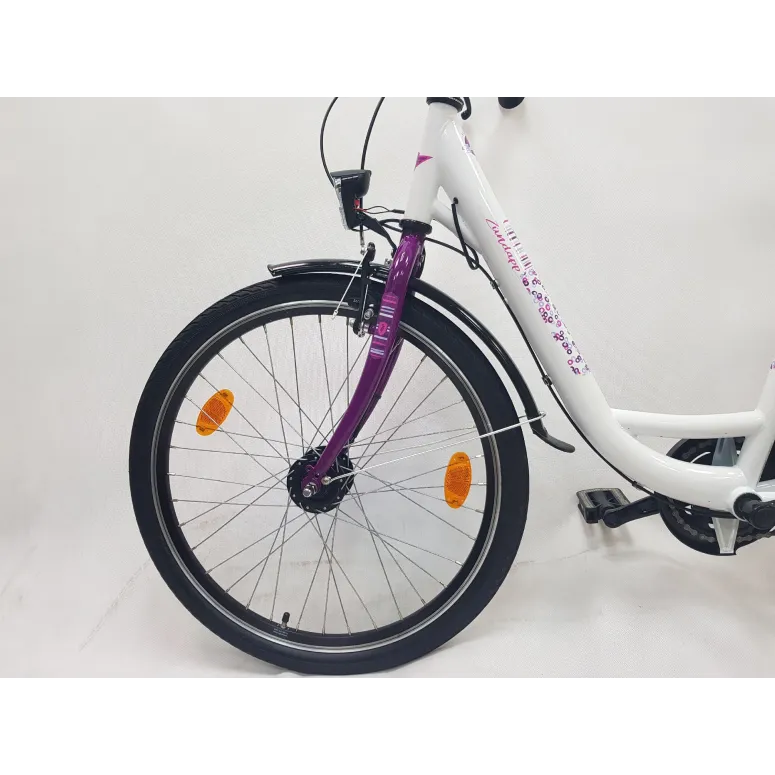 Dziewczęcy Rower Miejski 24 Nexus 3 Dynamo ALU - 2