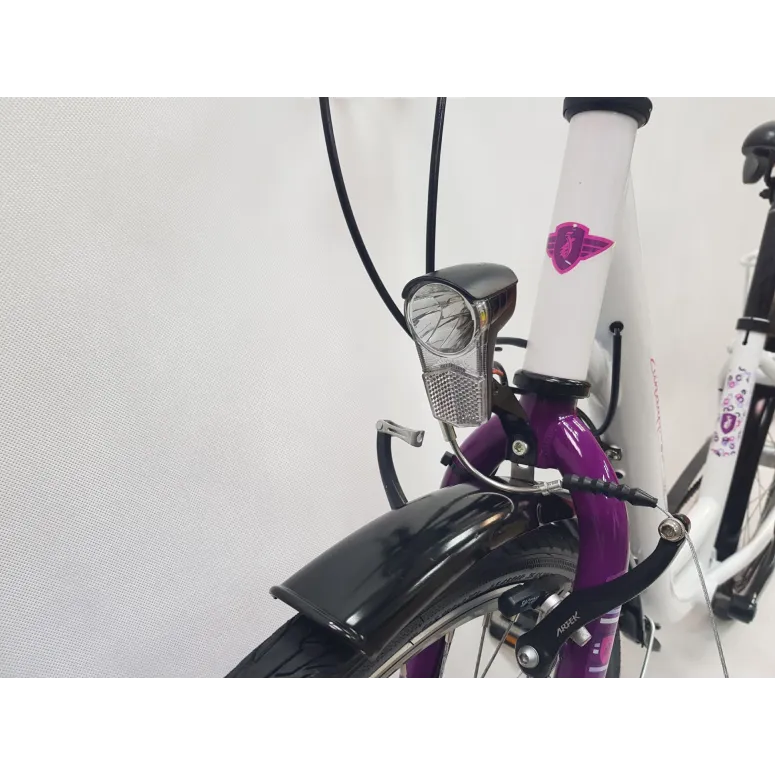 Dziewczęcy Rower Miejski 24 Nexus 3 Dynamo ALU - 5