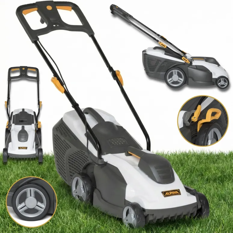 Kosiarka Elektryczna do Trawy Alpina AL1 38 E Regulacja Lekka 40L 38cm 