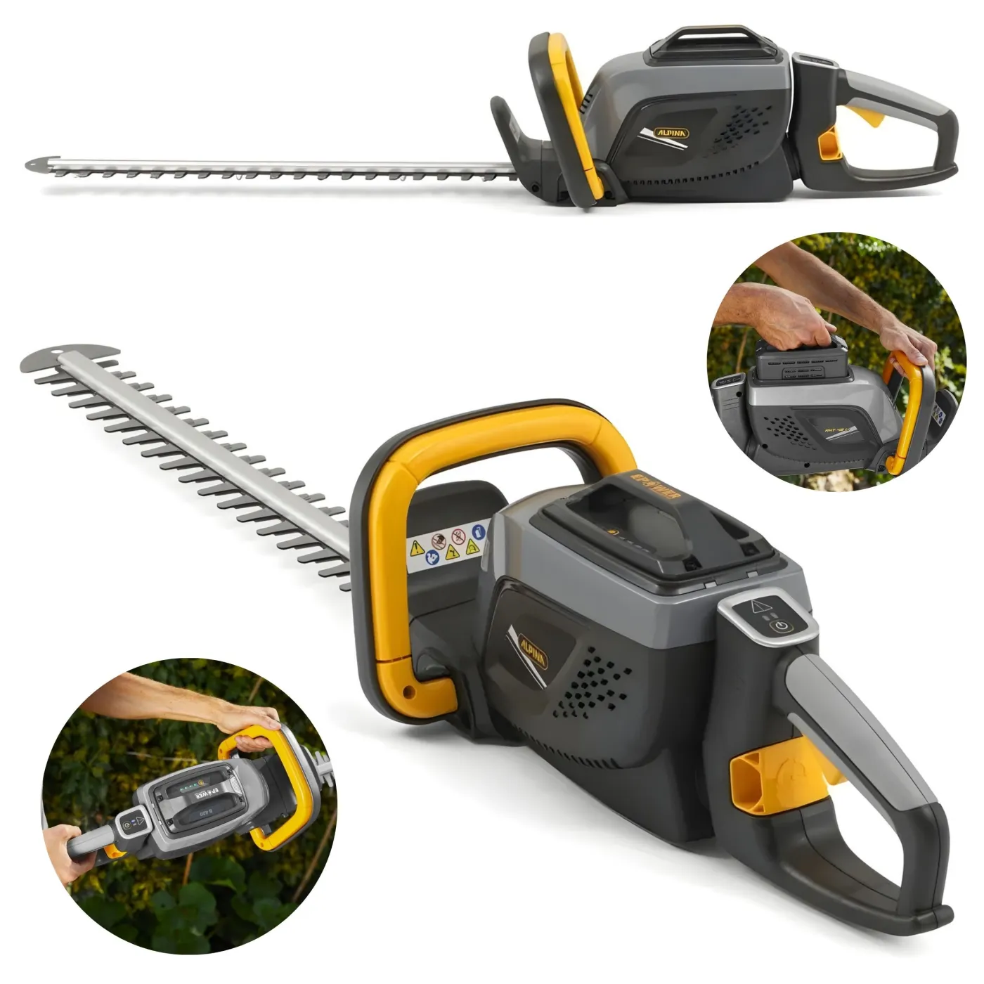 Nożyce do Żywopłotu Akumulatorowe ALPINA AHT 48 Li Kit Bateria + Ładowarka