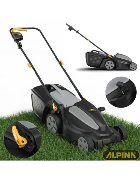 Kosiarka Elektryczna Alpina AL1 34 E 34cm z Regulacją Wysokości LEKKA