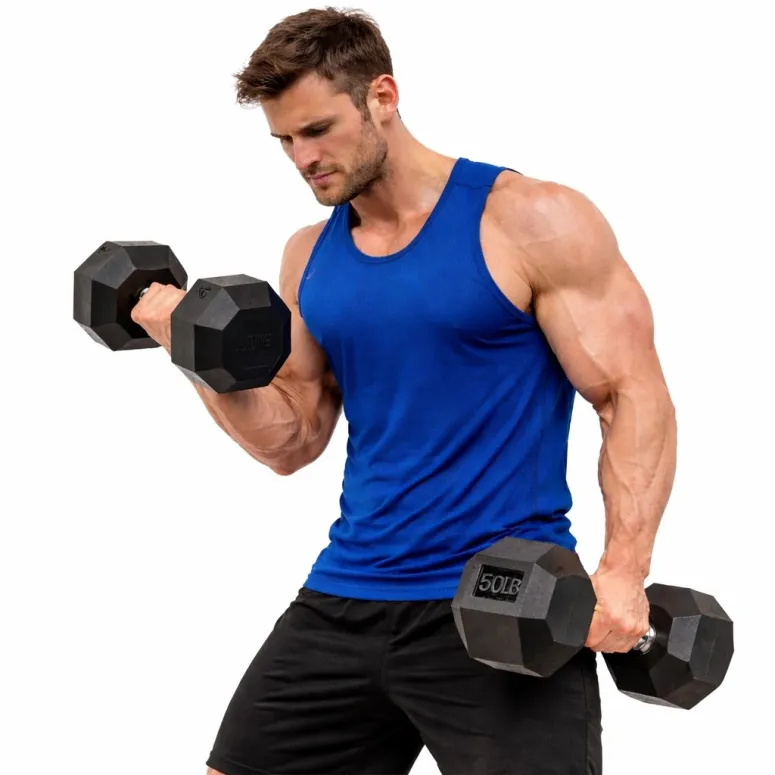 Hantle Gumowe Sześciokątne Fitvids Para 2x 22,7kg (50 LB)