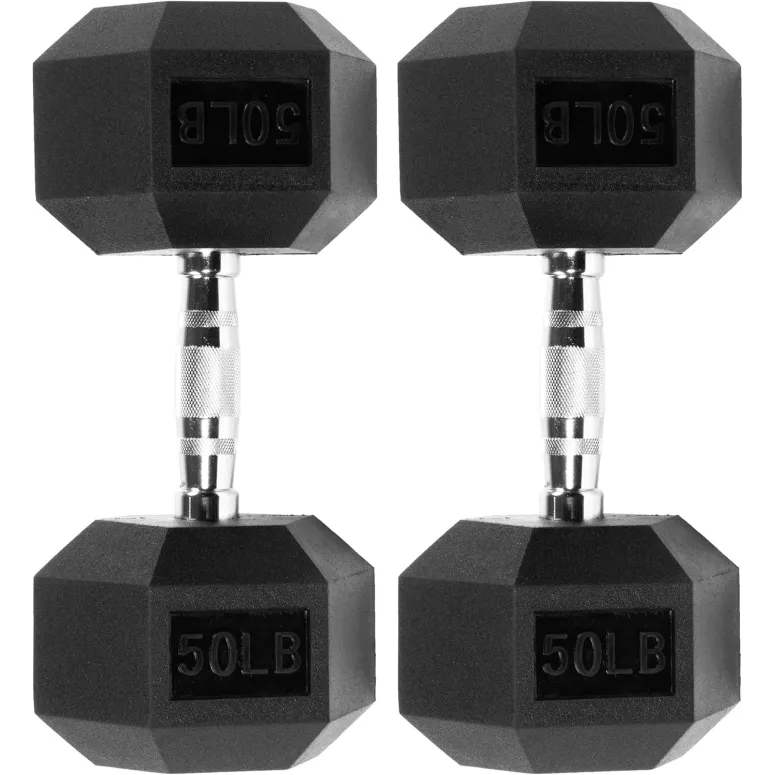 Hantle Gumowe Sześciokątne Fitvids Para 2x 22,7kg (50 LB)