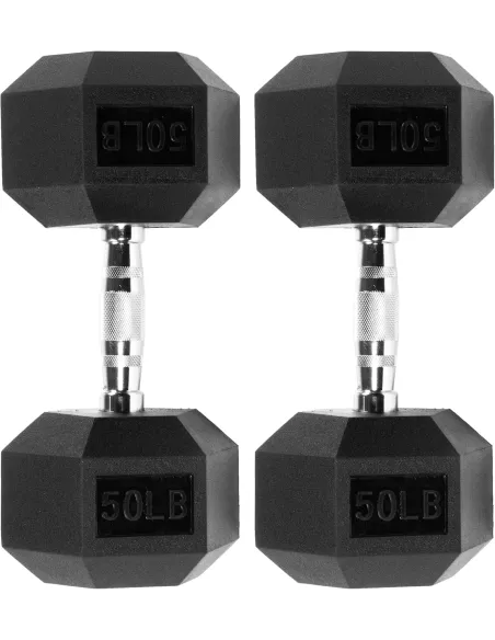 Hantle Gumowe Sześciokątne Fitvids Para 2x 22,7kg (50 LB)