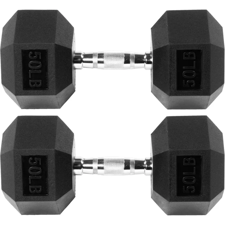 Hantle Gumowe Sześciokątne Fitvids Para 2x 22,7kg (50 LB)