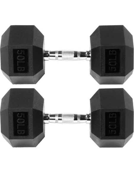 Hantle Gumowe Sześciokątne Fitvids Para 2x 22,7kg (50 LB)