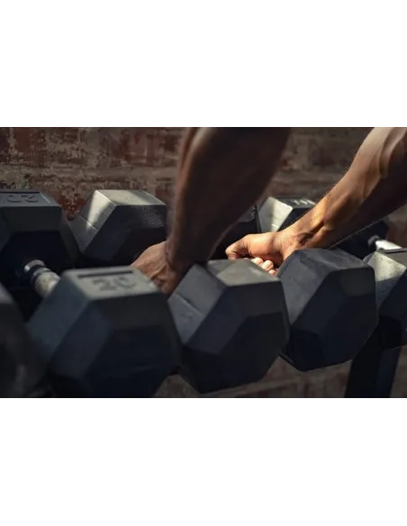 Hantle Gumowe Sześciokątne Fitvids Para 2x 22,7kg (50 LB)