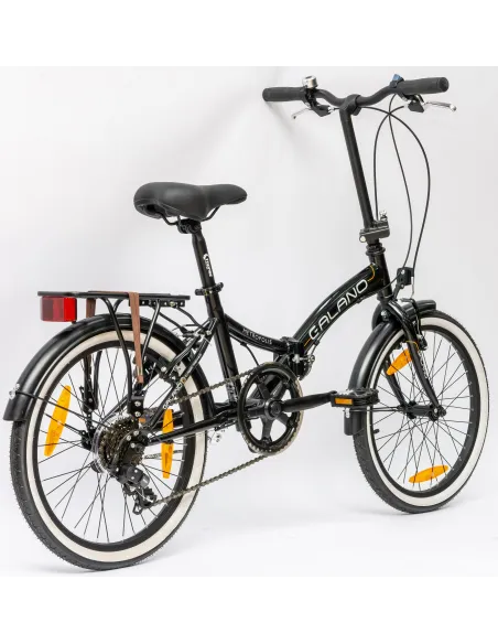 Rower Damski Męski Składany 20" Składak SHIMANO Dzwonek Bagażnik Stopka