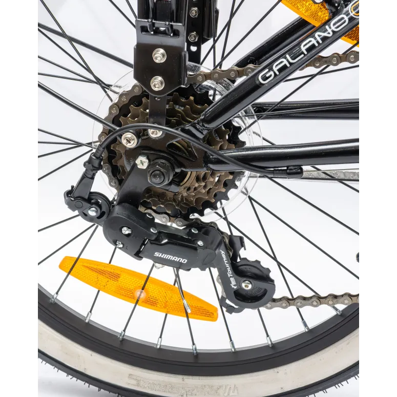 Rower Damski Męski Składany 20" Składak SHIMANO Dzwonek Bagażnik Stopka