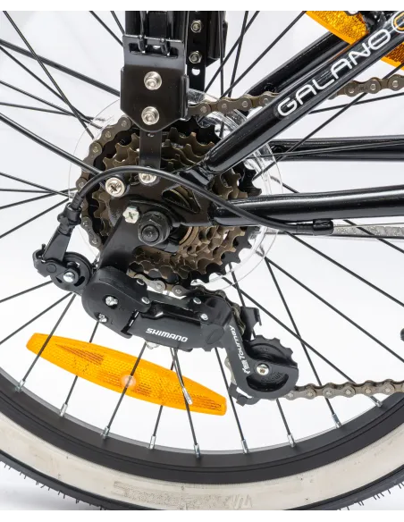 Rower Damski Męski Składany 20" Składak SHIMANO Dzwonek Bagażnik Stopka