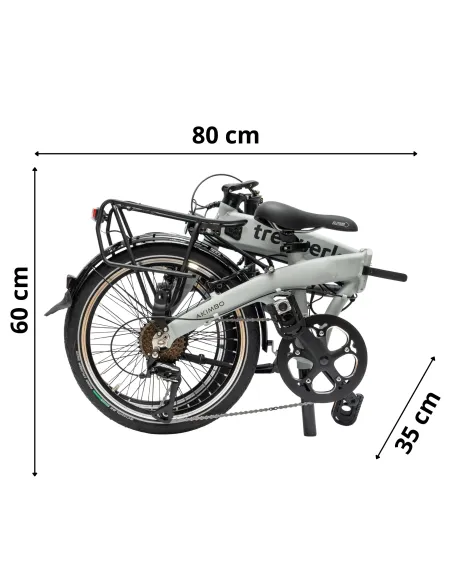 Rower Elektryczny Damski Męski Składany 20" SHIMANO LCD Składak 250 W Alu