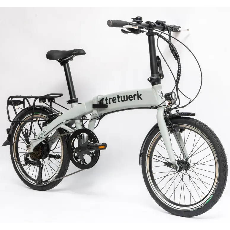 Rower Elektryczny Damski Męski Składany 20" SHIMANO LCD Składak 250 W Alu