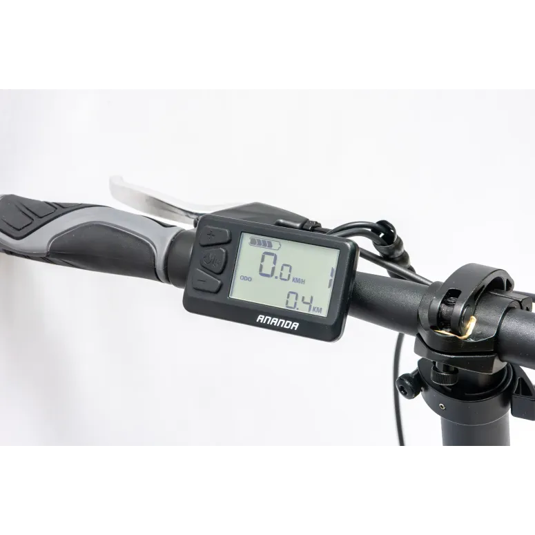 Rower Elektryczny Damski Męski Składany 20" SHIMANO LCD Składak 250 W Alu