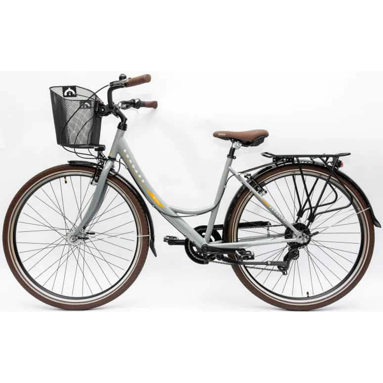 Rower Damski Miejski 28" SHIMANO Oświetlenie Dynamo Koszyk Bagażnik Stopka