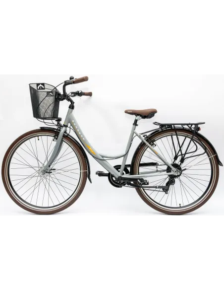 Rower Damski Miejski 28" SHIMANO Oświetlenie Dynamo Koszyk Bagażnik Stopka