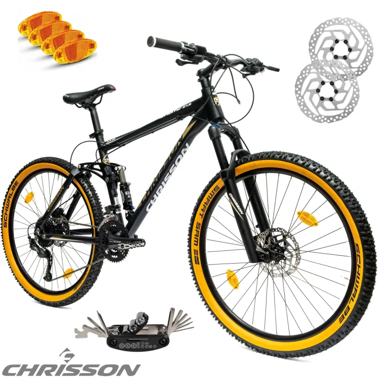 Rower Męski Górski 27,5" SHIMANO Full Amortyzacja Hydraulika Aluminium MTB